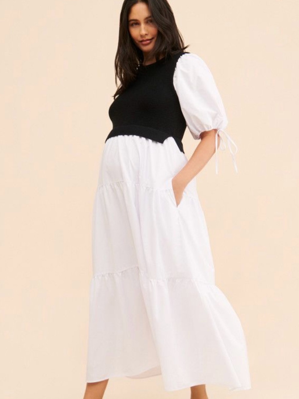 Dot and Lu maternity twofer dress